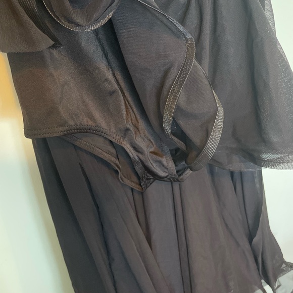 SOLD ♥️ Costume Gallery blue and black sequin high-low dance costume - Picture 6 of 9